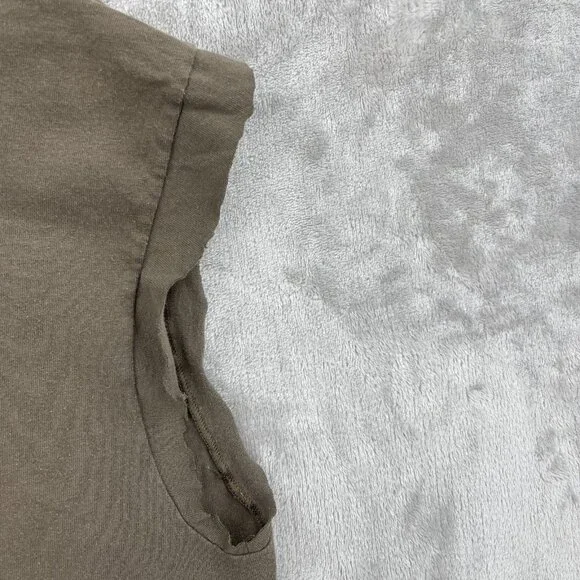 Nike ACG Vintage Dog Your Last Trick Graphic Cut Off Tee USA Made Brown - Picture 4 of 11